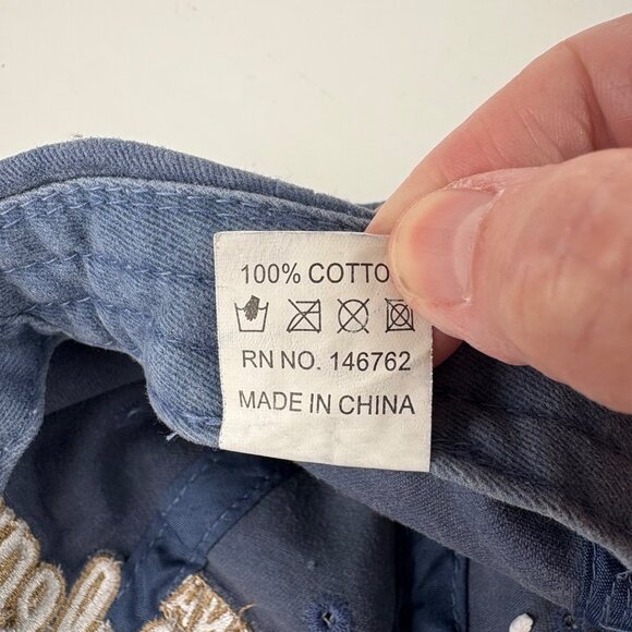 New Orleans French Quarter Louisiana Embroidered Dimco Blue Baseball Cap Adj - Picture 8 of 8